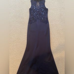 Navy blue formal dress